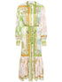 CHECKMATE SILK SHIRTDRESS